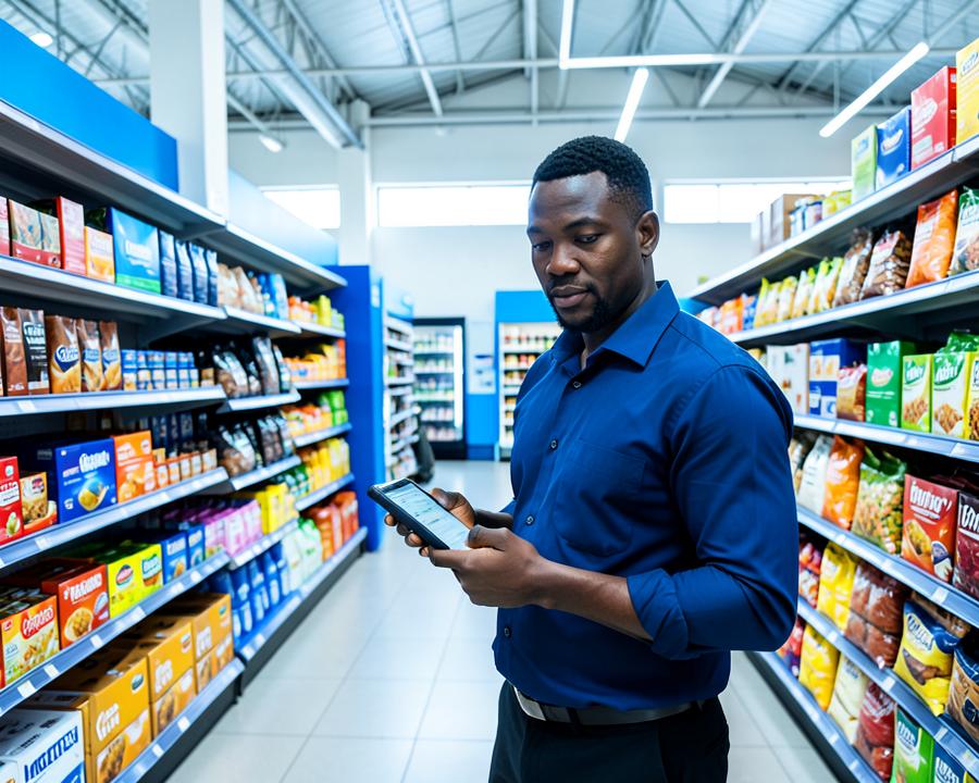 Carrefour supermarket team member